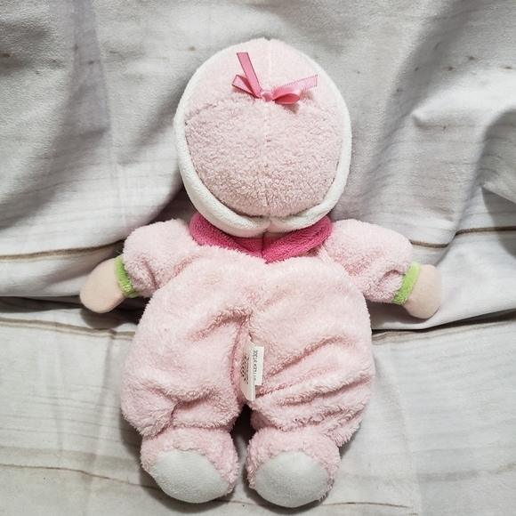 Carters Just One Year My First Doll 9" Plush Blonde Blue Eyes Prestige Rattle - Picture 4 of 7